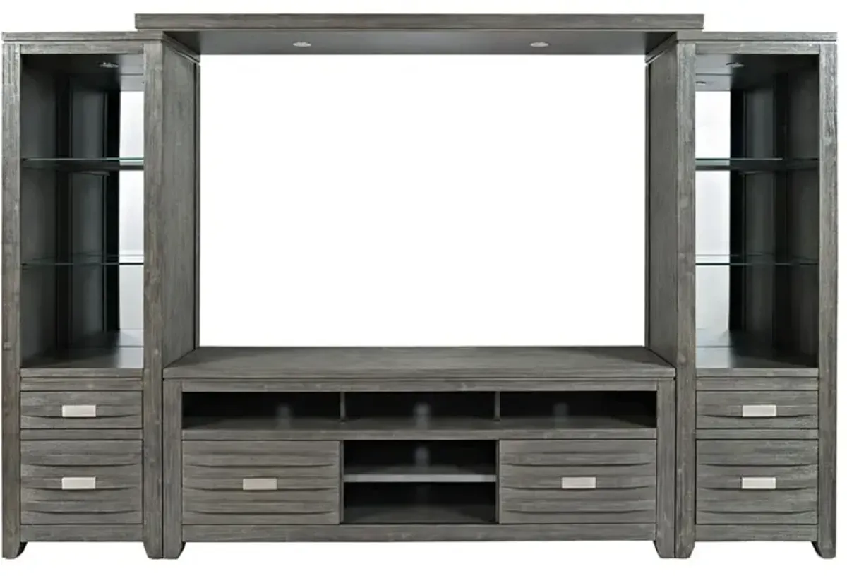 Altamonte 4 Piece Entertainment Center in Gray, 60 Inch