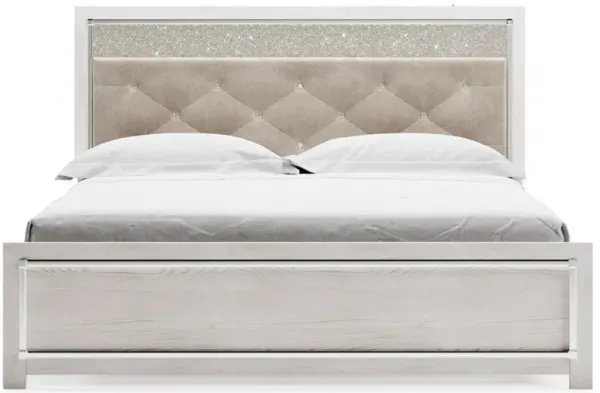 Altyra Panel Bed in Pearl White, Eastern King