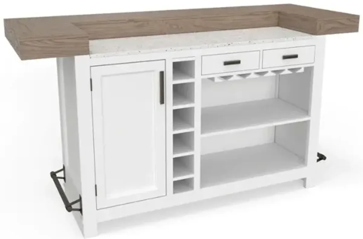 Americana Bar Table in Cotton