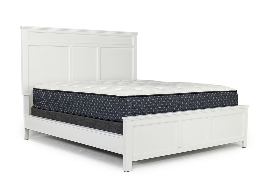 Andover Panel Bed in White, CA King