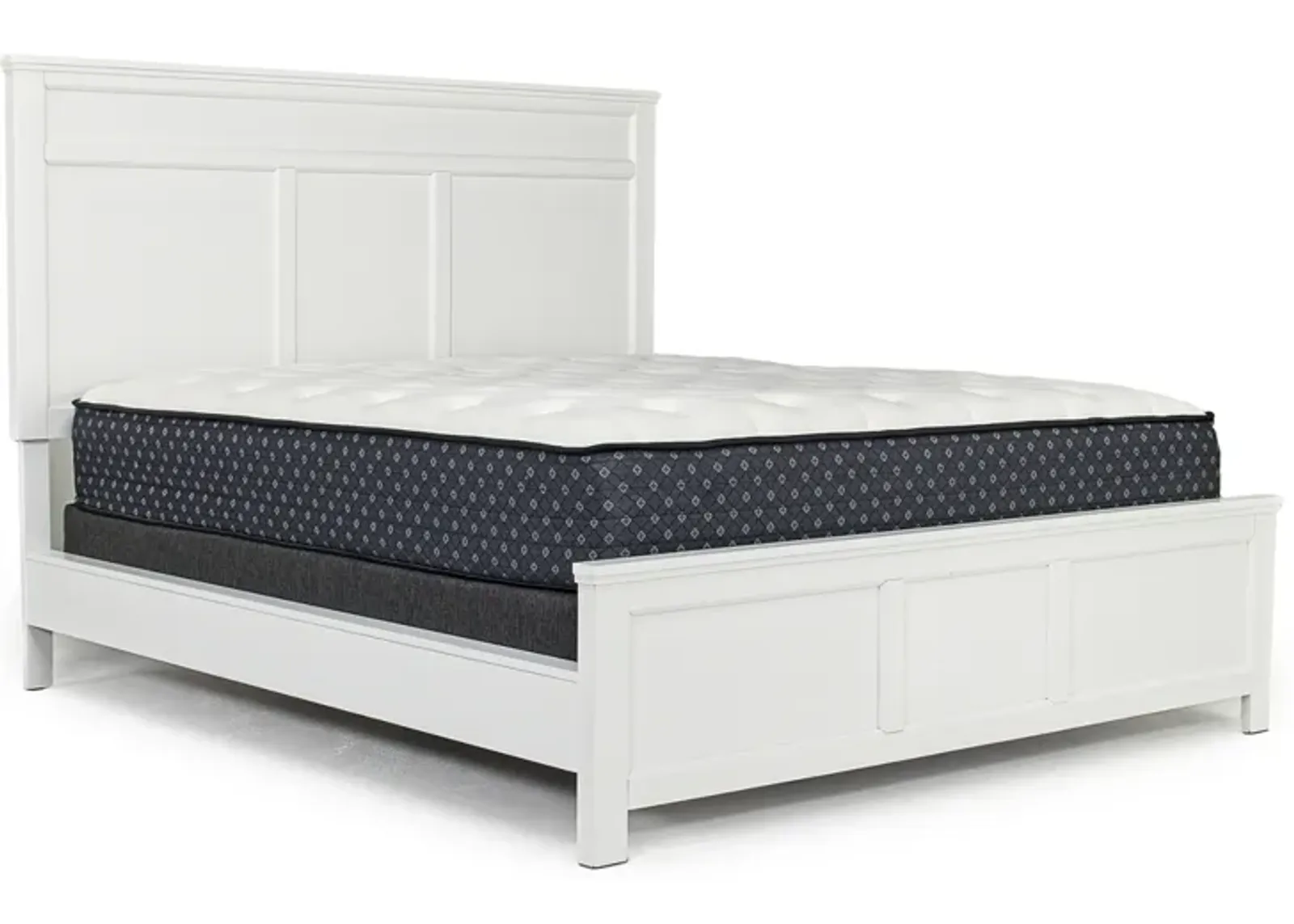 Andover Panel Bed in White, CA King