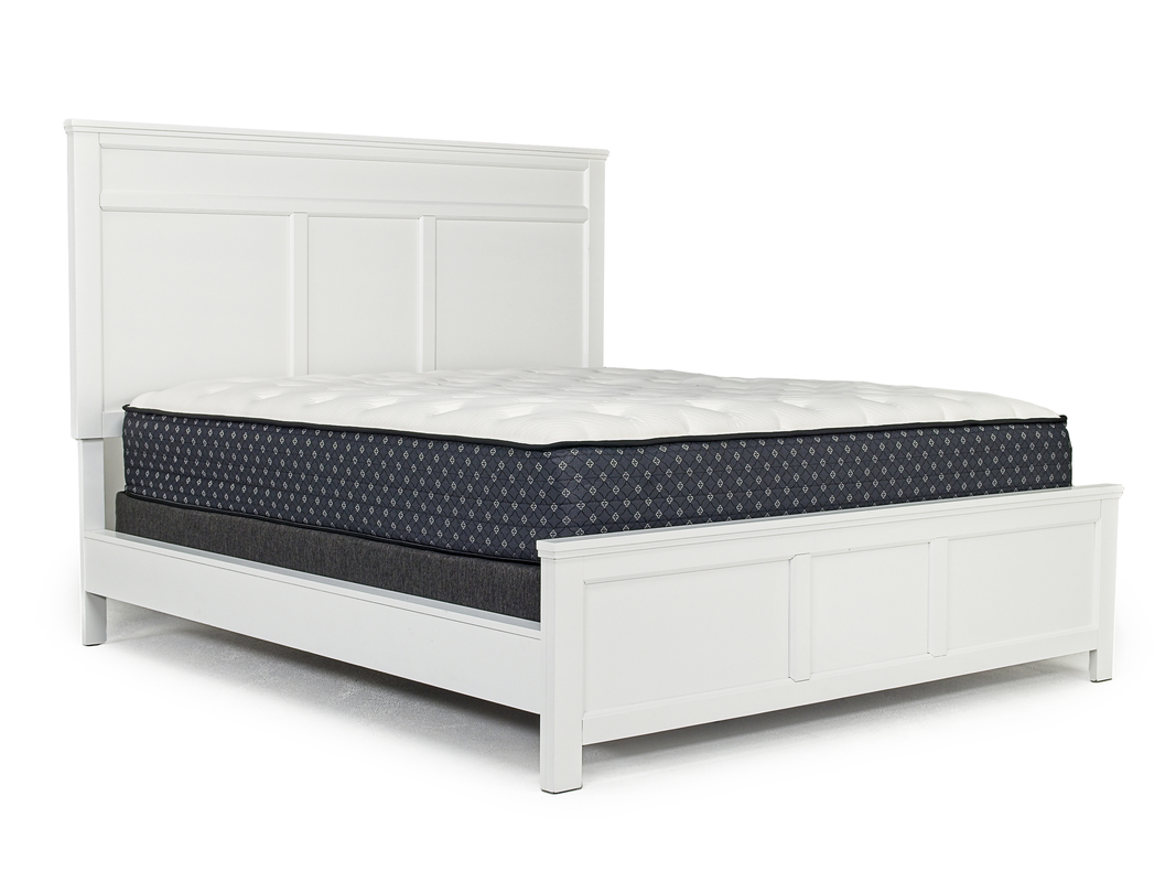 Andover Panel Bed in White, CA King