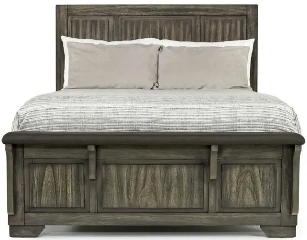 Ashland Panel Bed in Gray, Queen
