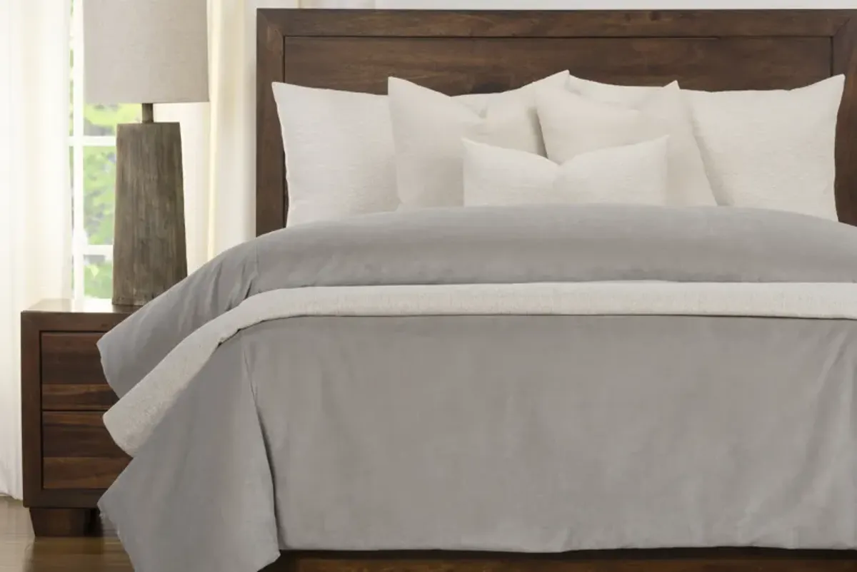 Padma Duvet Set in Gray / Porcelain / Sand / Porcelain, Queen