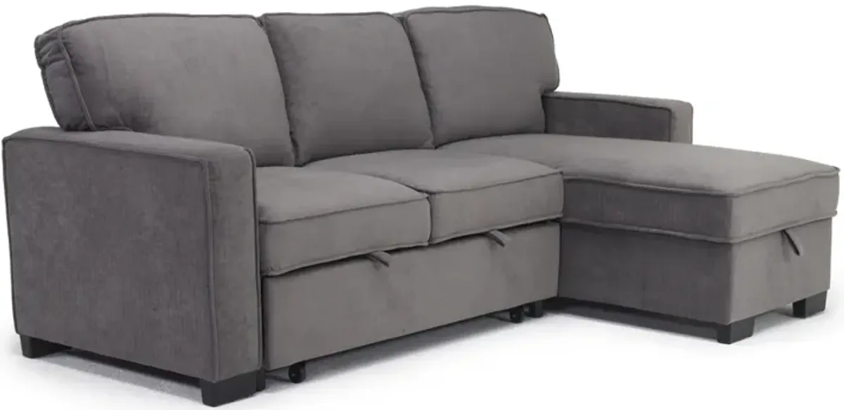Bloom Reversible Sofa Chaise in Gray