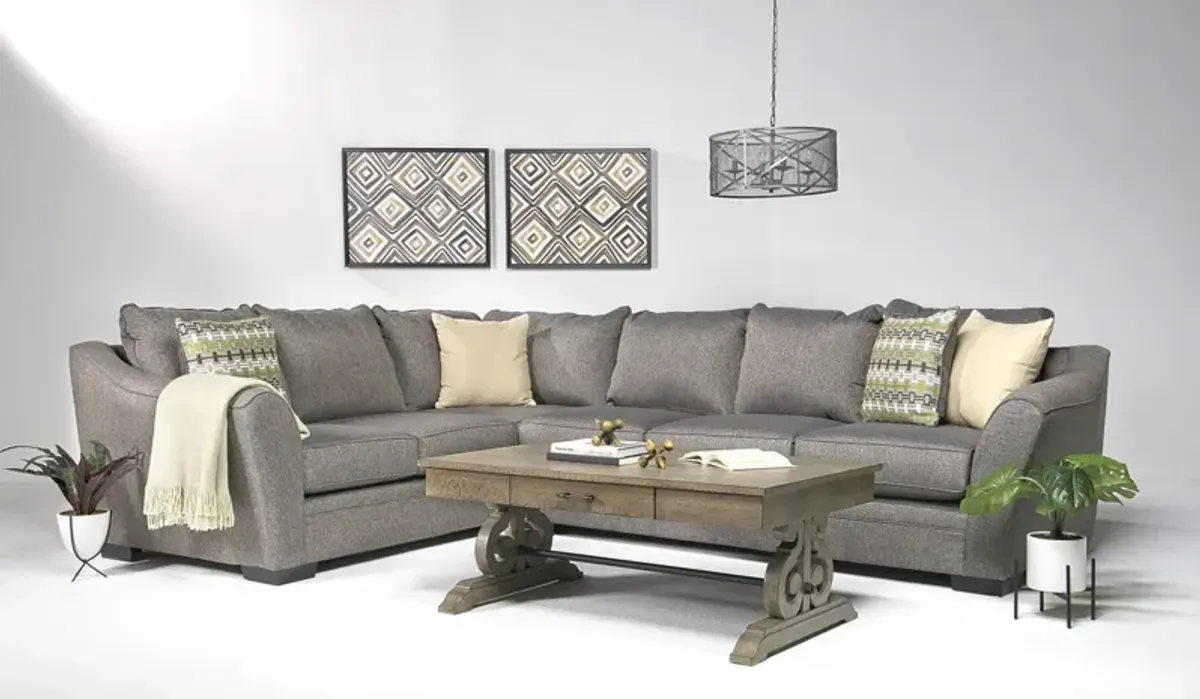 Brazil Tux Sofa Sectional, Right Facing - Custom Order