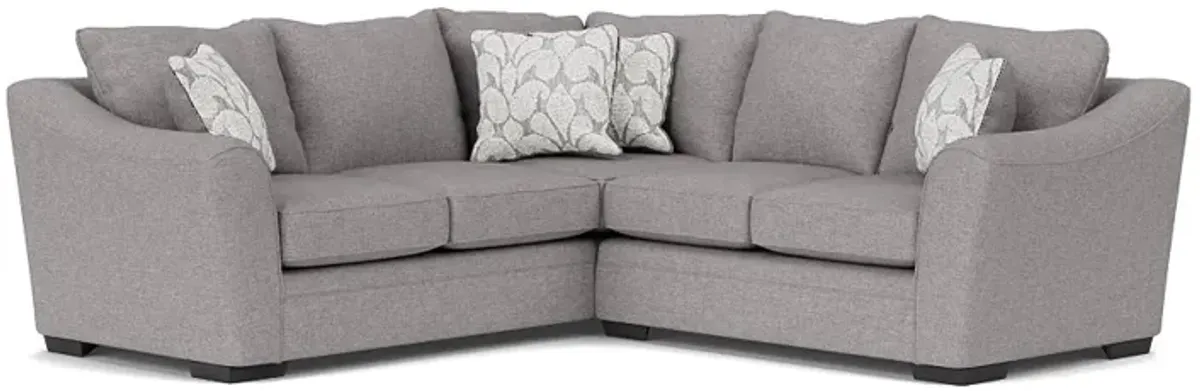 Brazil Crypton Performance Tux Loveseat Sectional in Custom, Left Facing