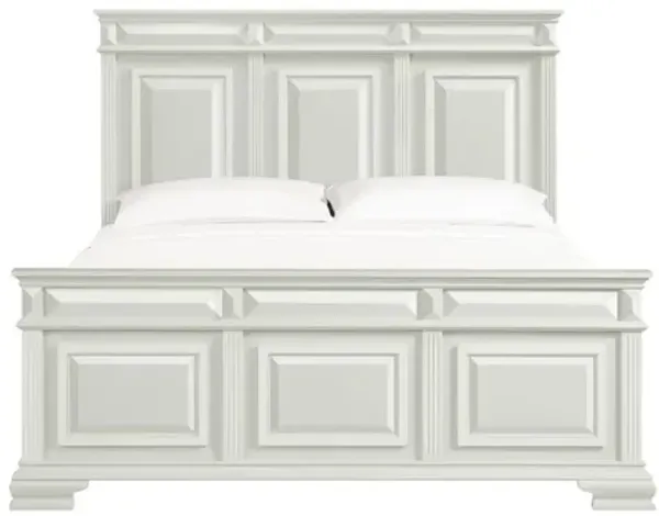 Bridgestone Panel Bed in Antique White, Eastern King