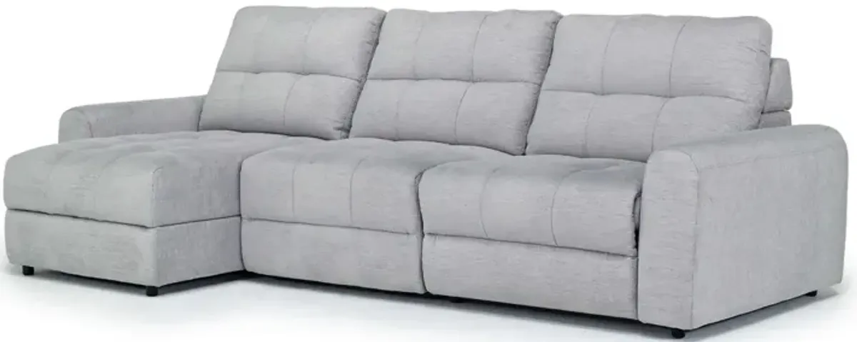 Bryce Power Storage Sofa Chaise in Savannah Coin, Left Facing