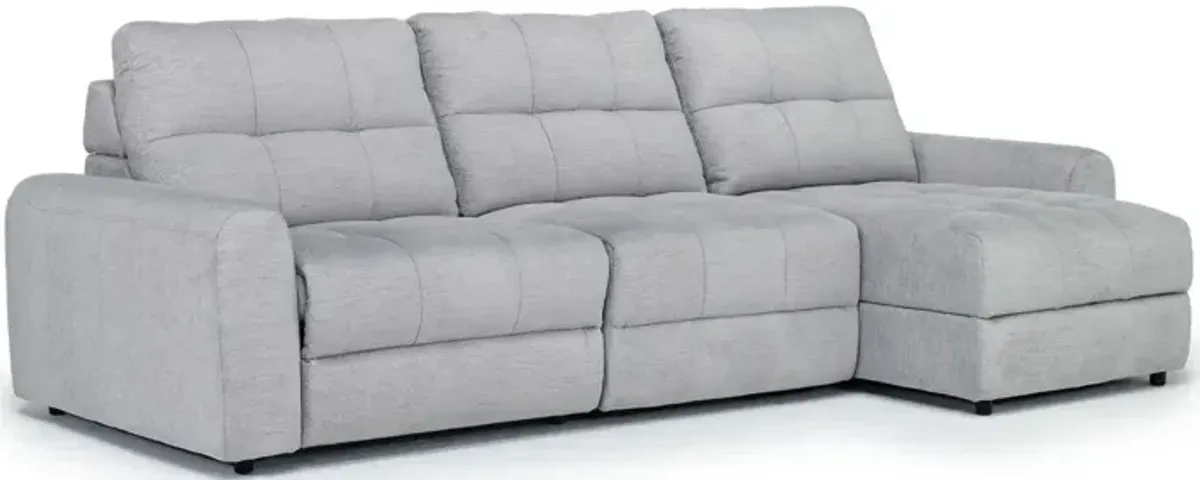 Bryce Power Storage Sofa Chaise in Savannah Coin, Right Facing