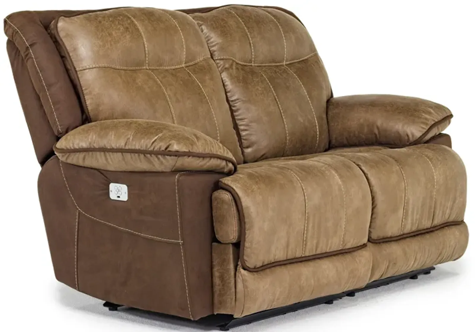 Bubba 2 Power Loveseat in Brown