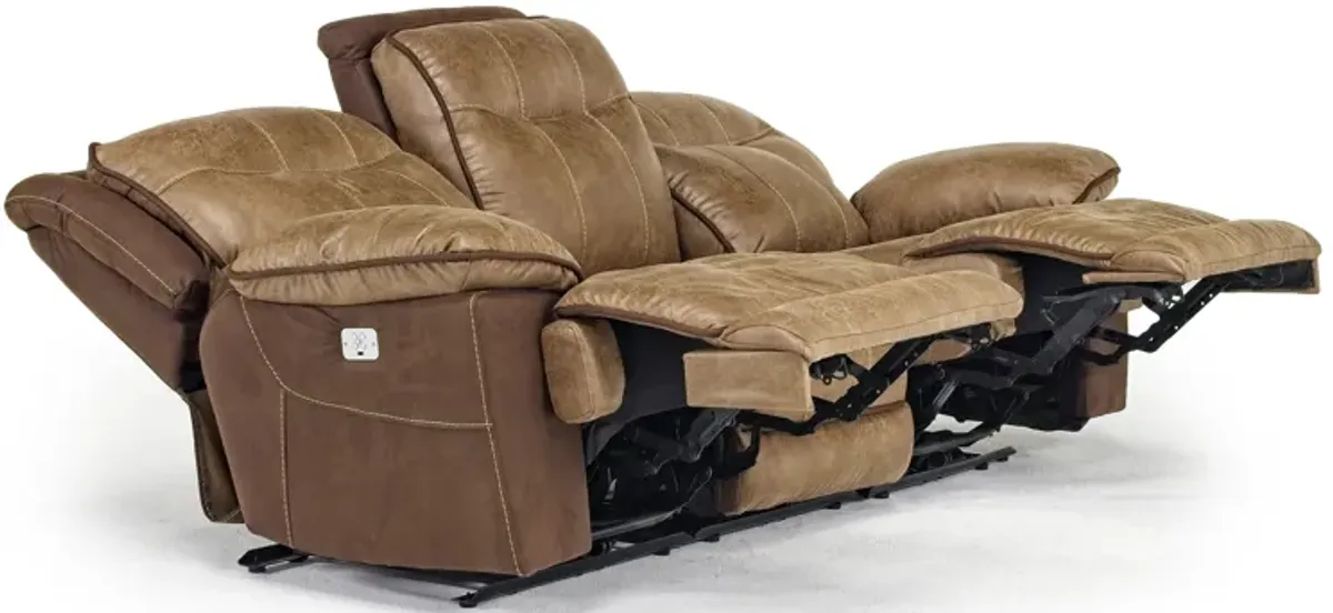 Bubba 2 Power Sofa in Brown