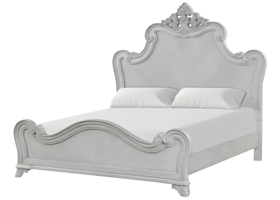 Cambria Panel Bed in Mist Gray, Eastern King