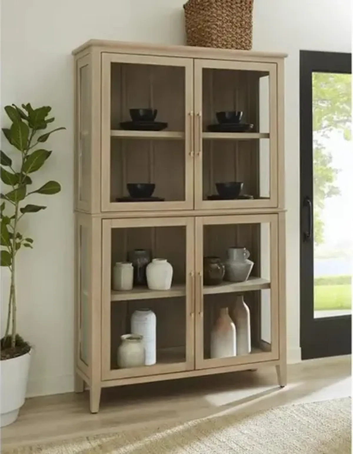 Camden Curio Cabinet in Chai