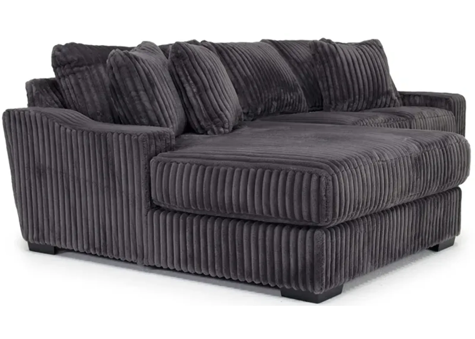 Casper Sofa Chaise in Pony Slate, Left Facing