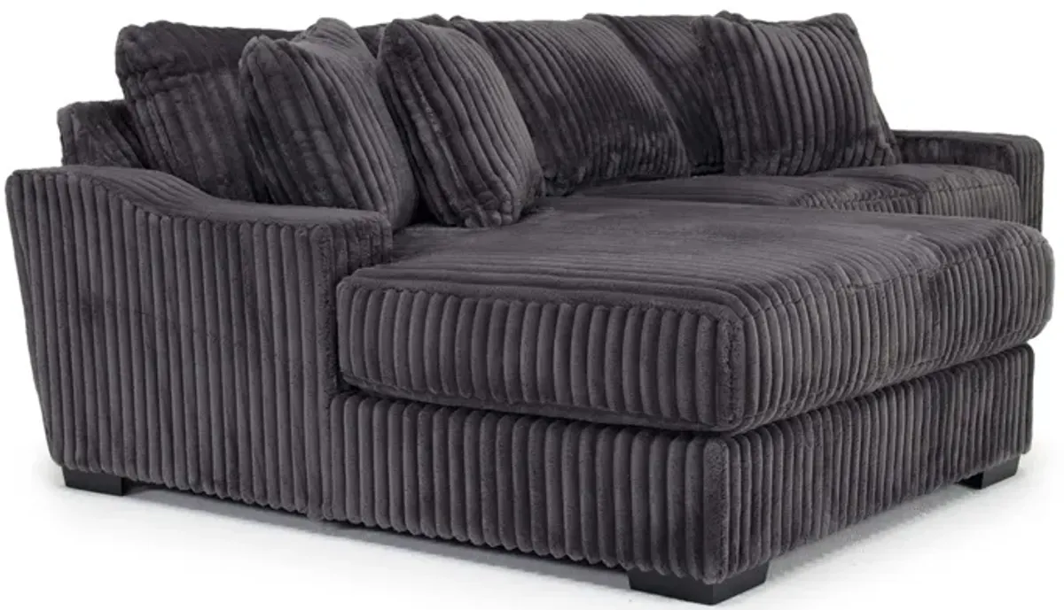 Casper Sofa Chaise in Pony Slate, Left Facing