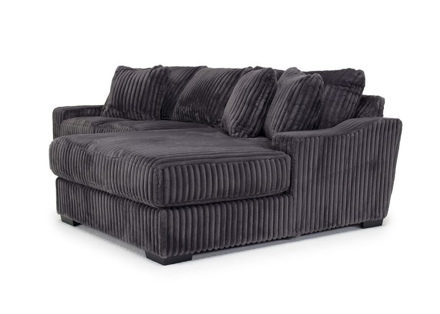 Casper Sofa Chaise in Pony Slate, Right Facing