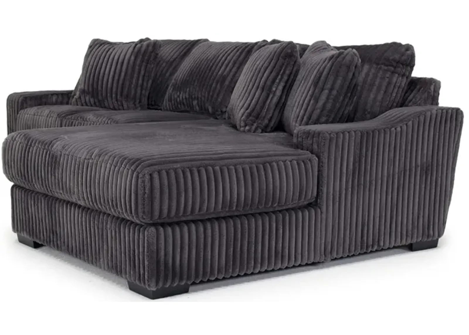 Casper Sofa Chaise in Pony Slate, Right Facing