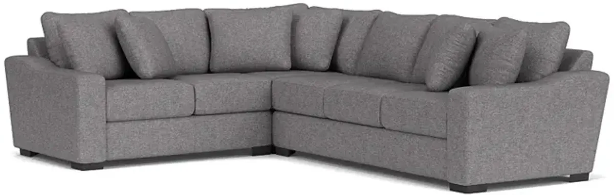 Casper Crypton Performance Tux Sofa Sectional in Custom, Right Facing