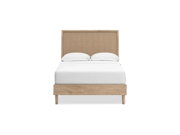 Cielden Panel Bed in Tan, Twin