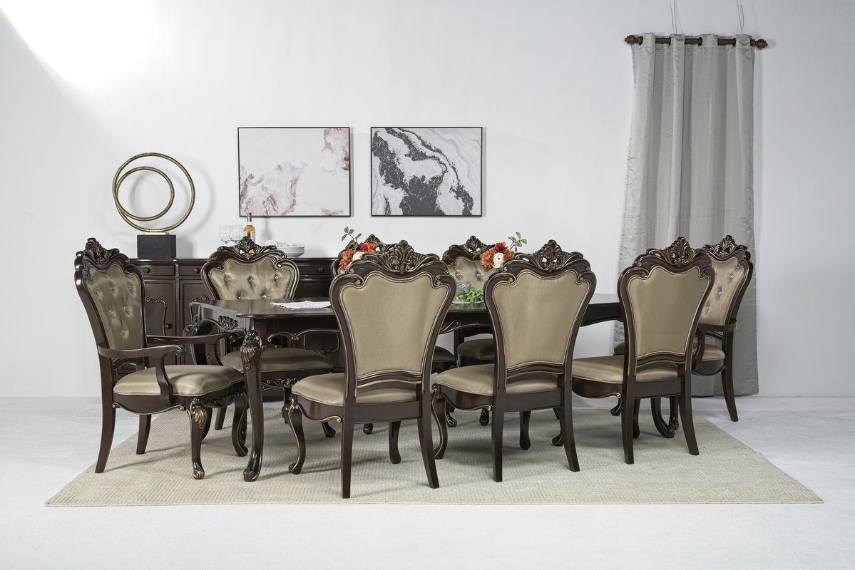 Constantine Dining Table, 6 Chairs & 2 Arm Chairs in Cherry