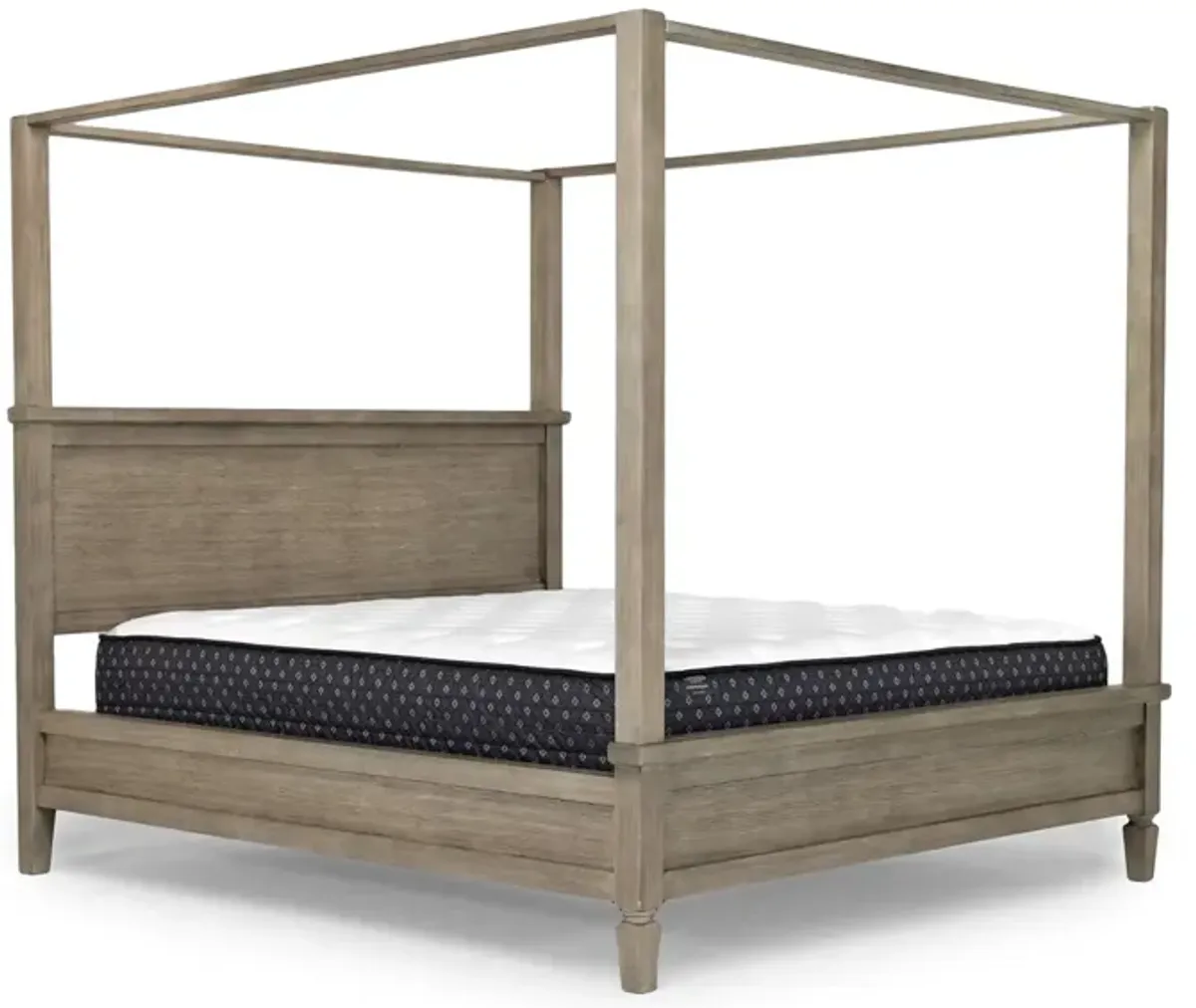 Country Side Canopy Bed in Brown,CA King