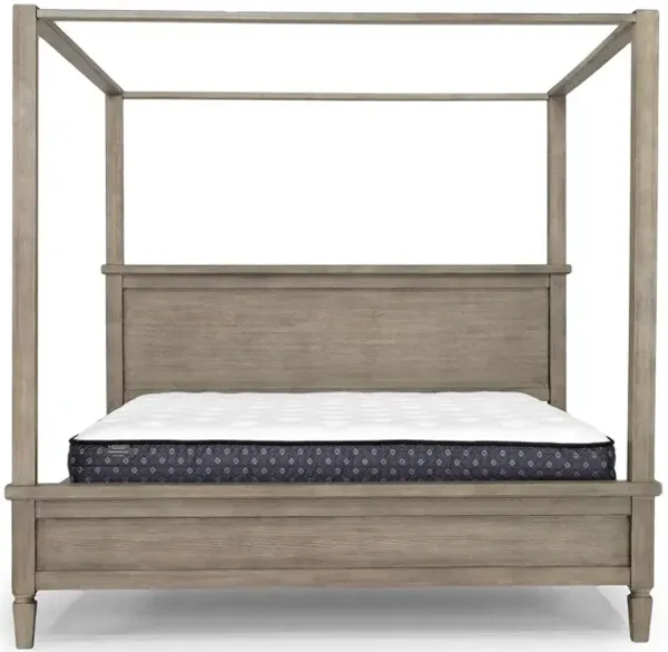 Country Side Canopy Bed in Brown,CA King