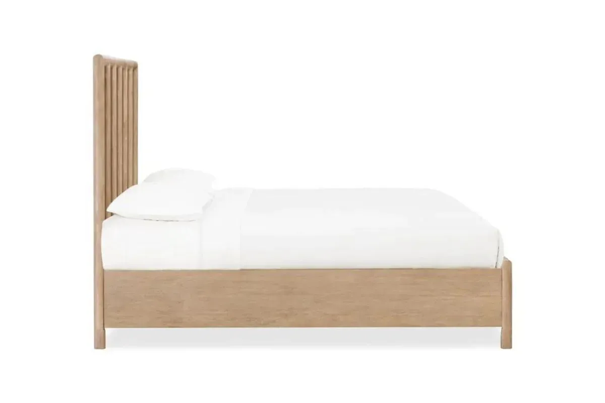 Dorsey Panel Bed in Granola, Queen