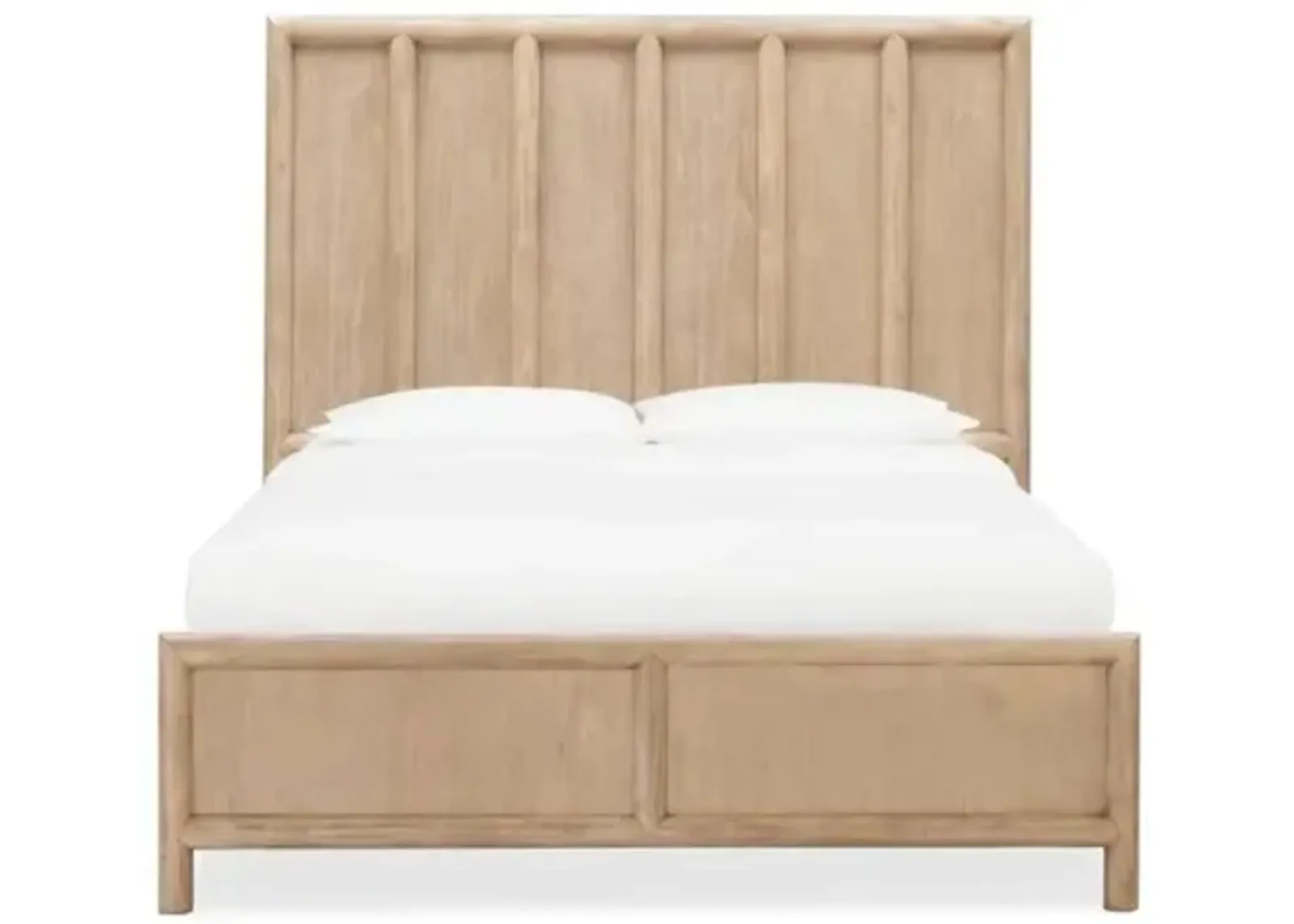 Dorsey Panel Bed in Granola, Queen