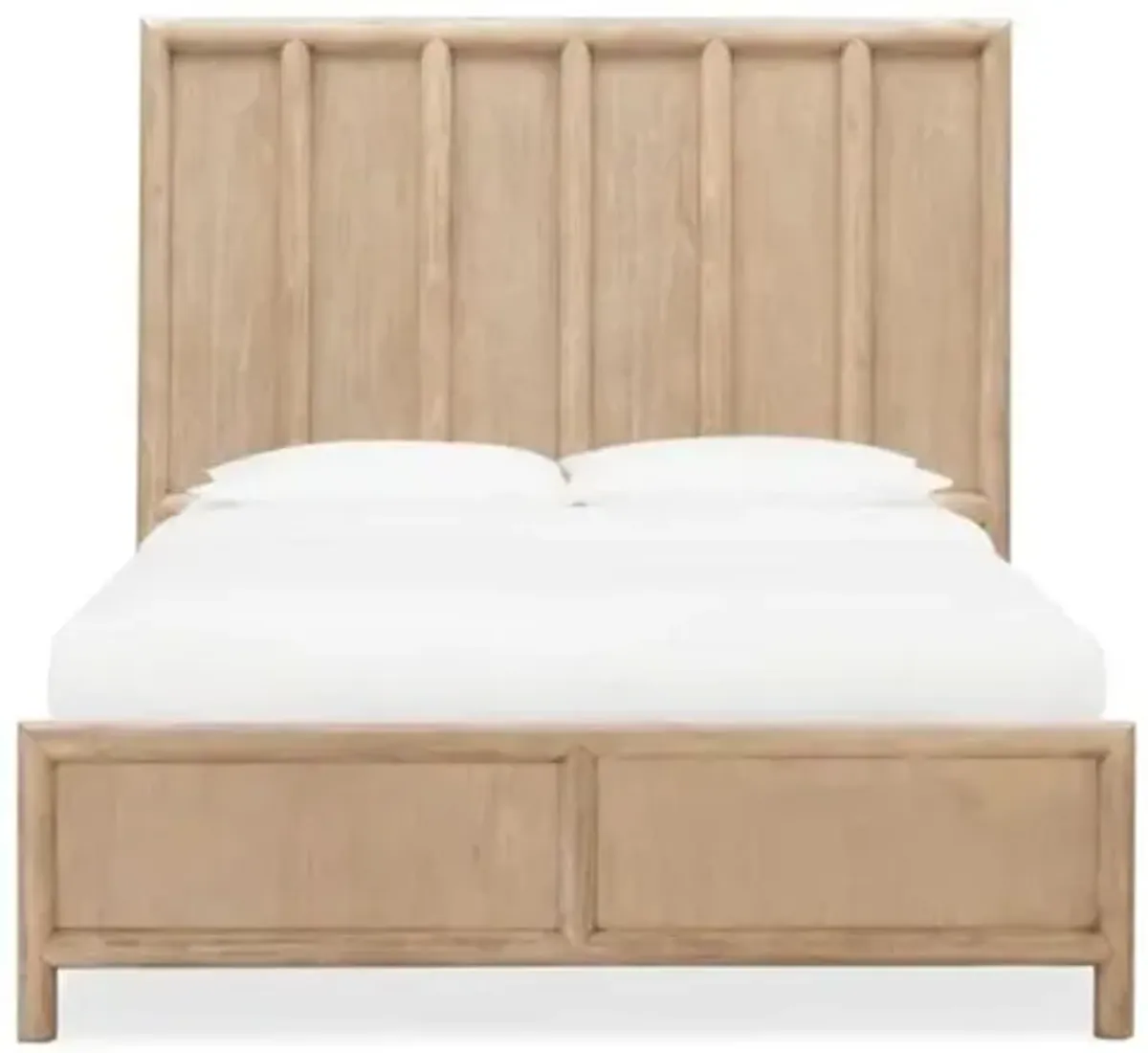 Dorsey Panel Bed in Granola, Queen
