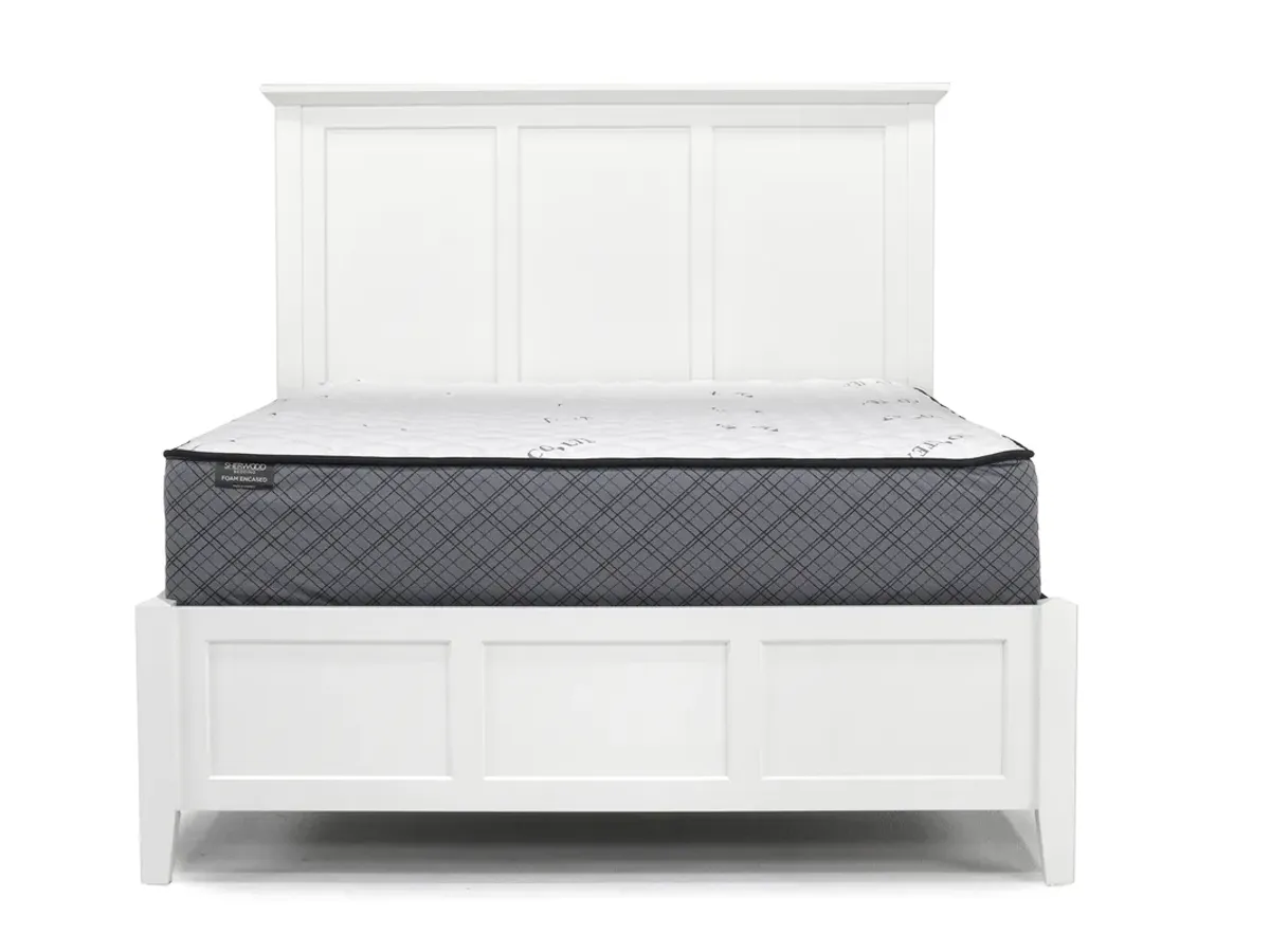Grace Panel Bed in Snowfall, Queen