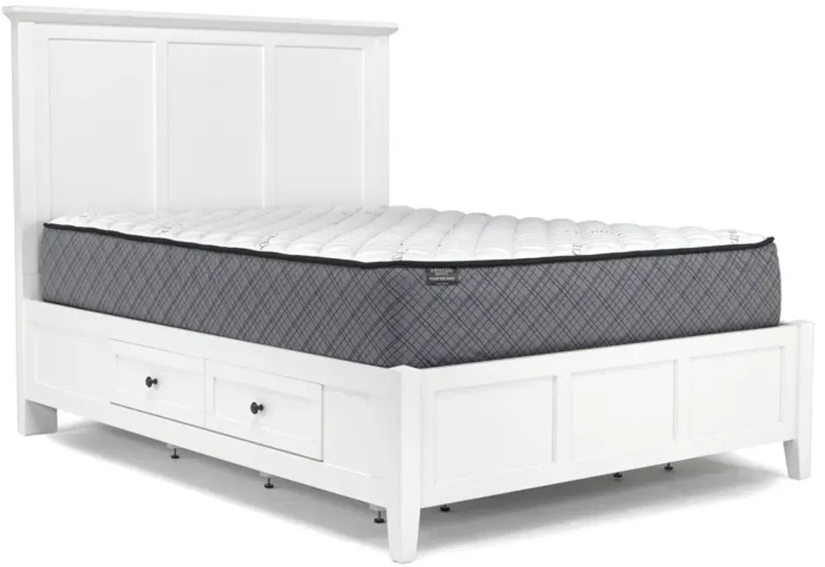 Grace Storage Bed in Snowfall, Queen