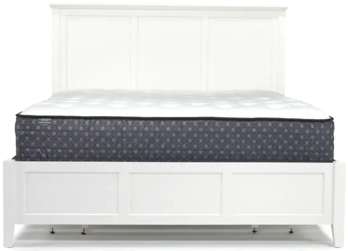 Grace Storage Bed, Dresser, Mirror & Nightstand in Snowfall, CA King