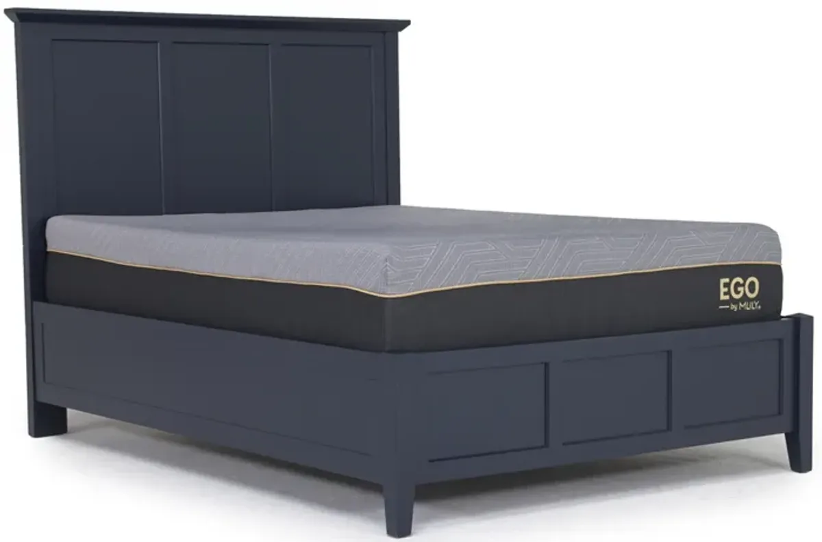 Grace Panel Bed in Blueberry, Queen