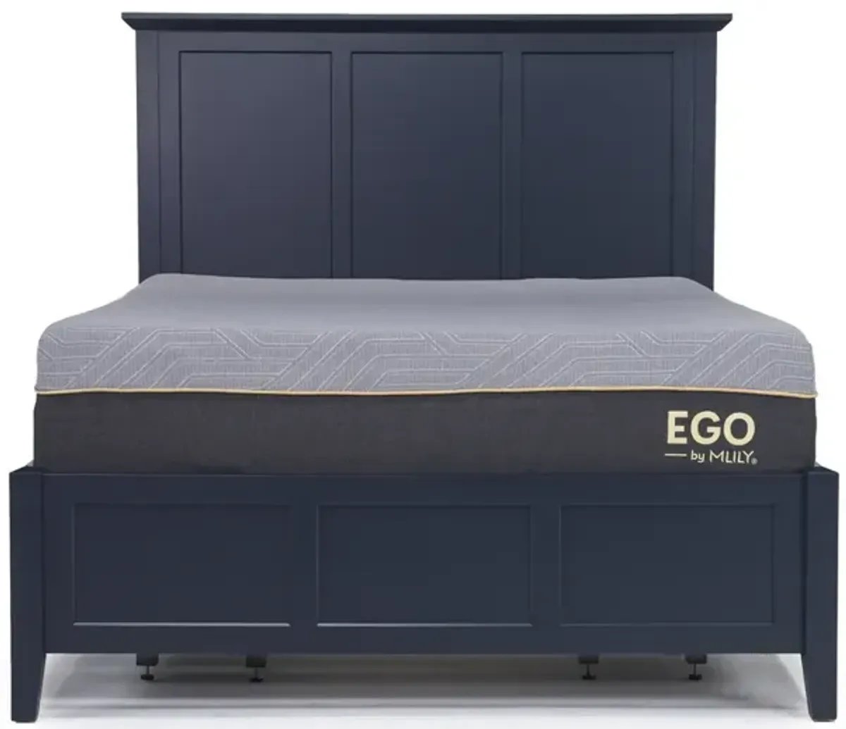 Grace Storage Bed, Dresser, Mirror & Nightstand in Blueberry, Queen