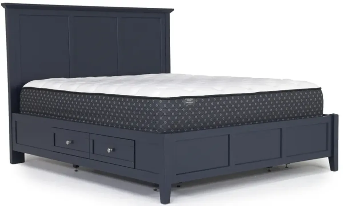 Grace Storage Bed in Blueberry, CA King