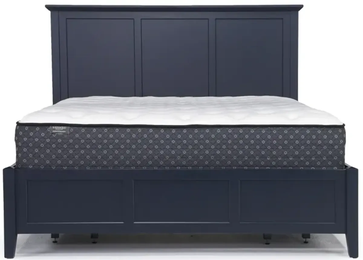 Grace Storage Bed, Dresser, Mirror & Nightstand in Blueberry, CA King