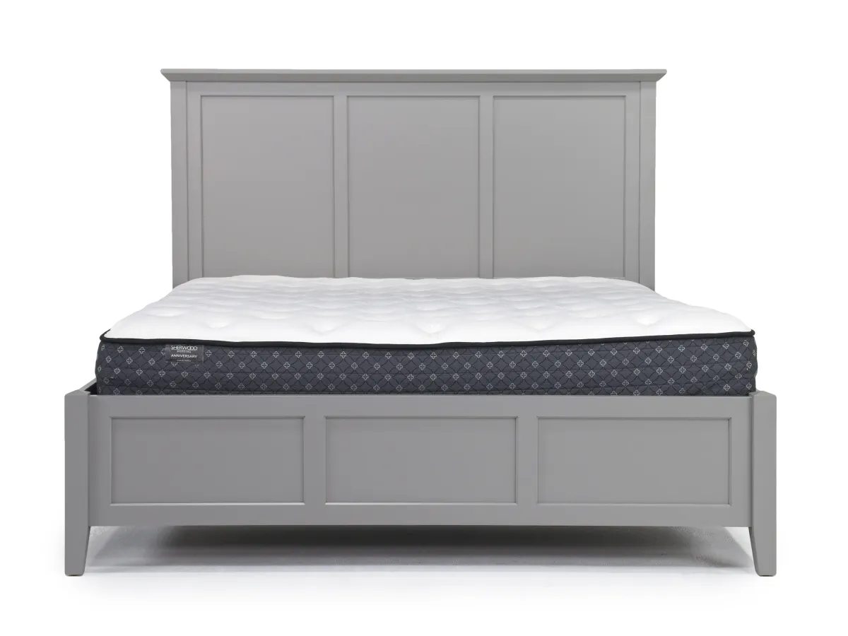 Grace Panel Bed in Elephant Gray, CA King