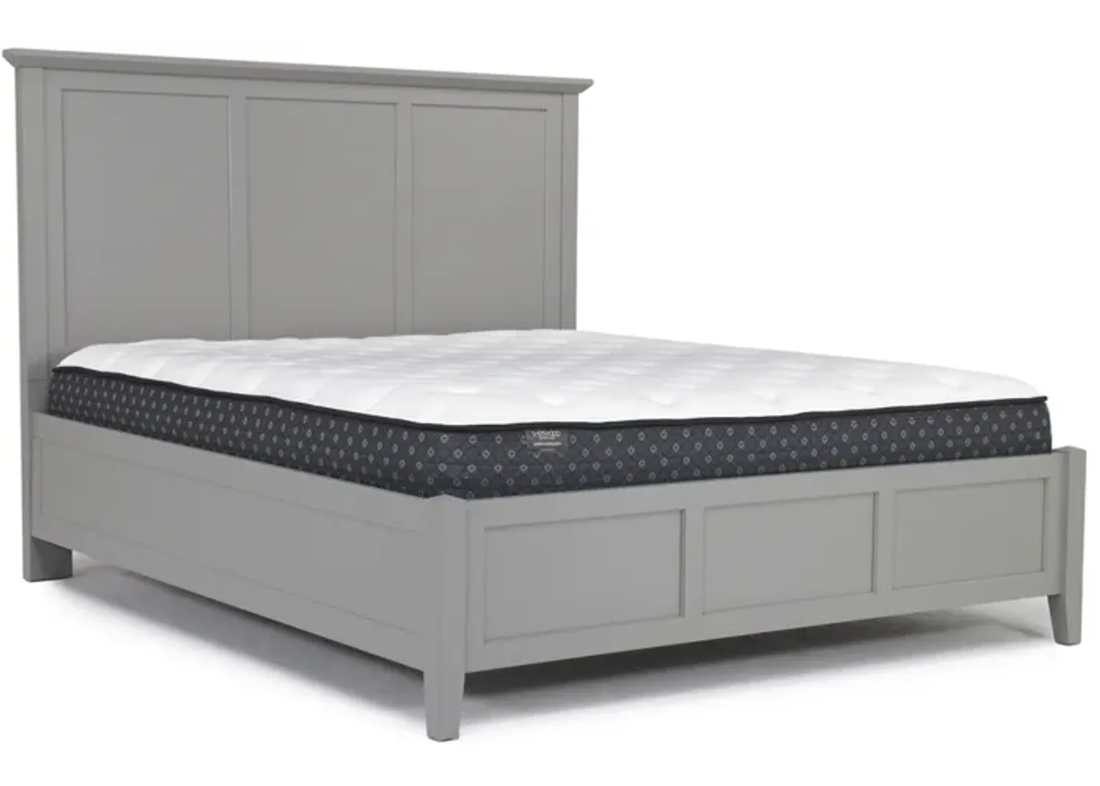 Grace Panel Bed in Elephant Gray, CA King