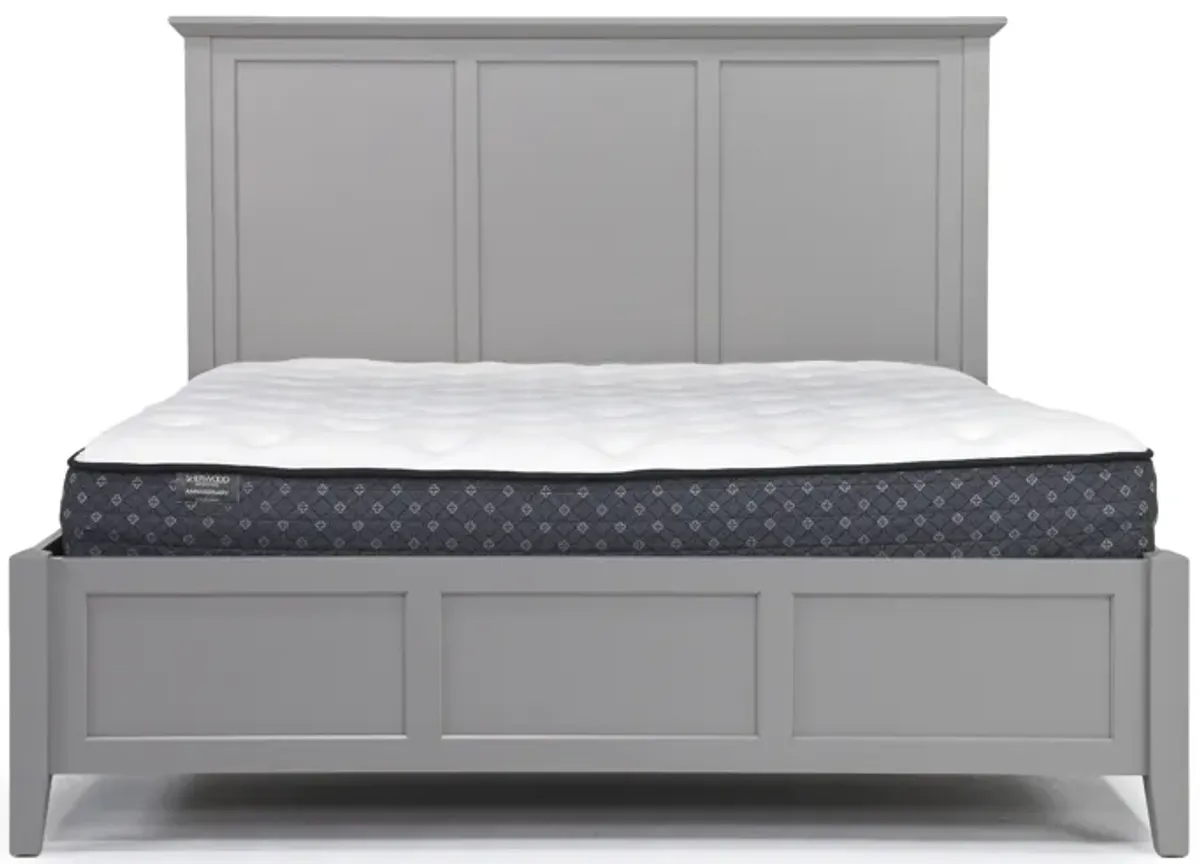Grace Panel Bed in Elephant Gray, CA King
