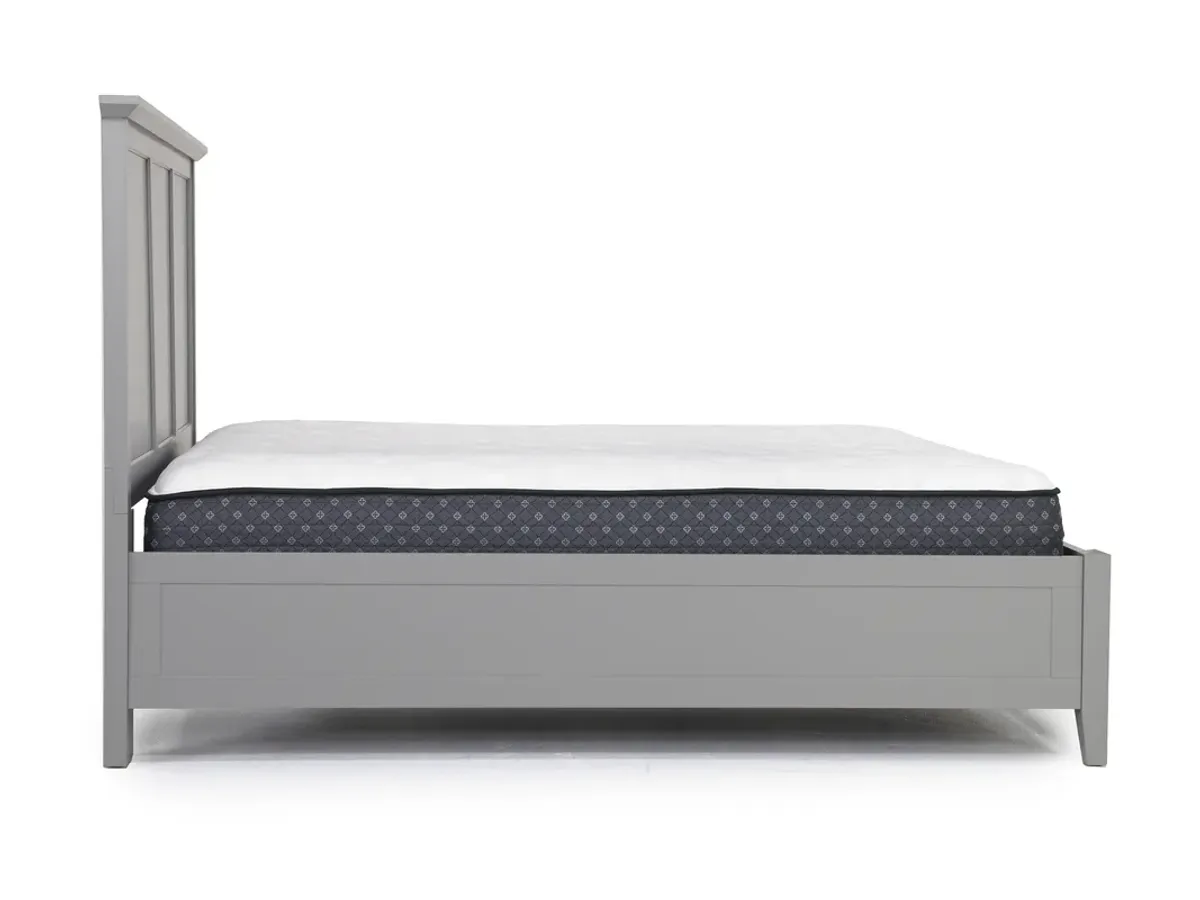 Grace Panel Bed in Elephant Gray, Eastern King