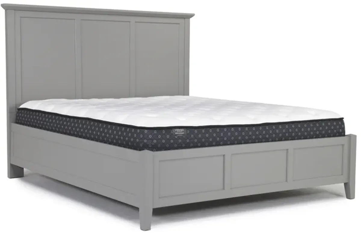 Grace Panel Bed in Elephant Gray, Eastern King