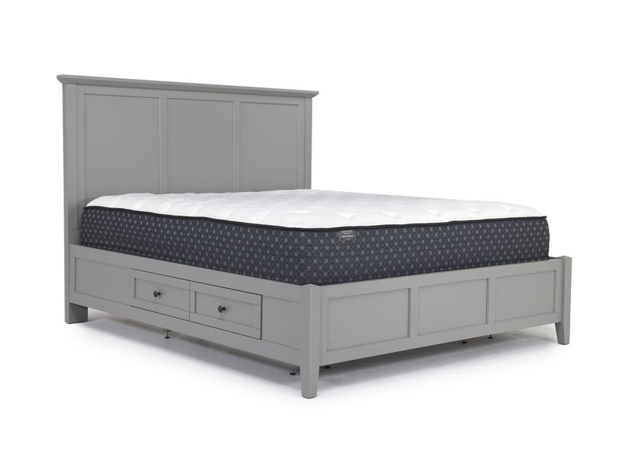 Grace Storage Bed in Elephant Gray, CA King