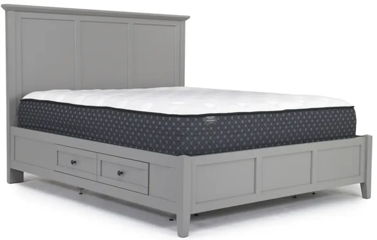 Grace Storage Bed in Elephant Gray, CA King