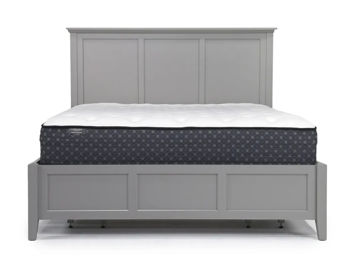 Grace Storage Bed in Elephant Gray, Eastern King