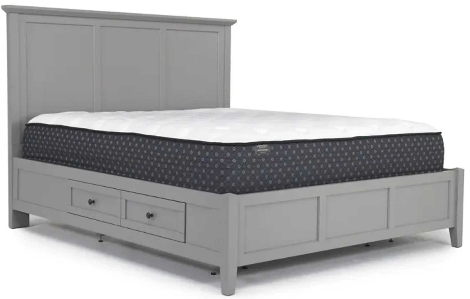 Grace Storage Bed in Elephant Gray, Eastern King