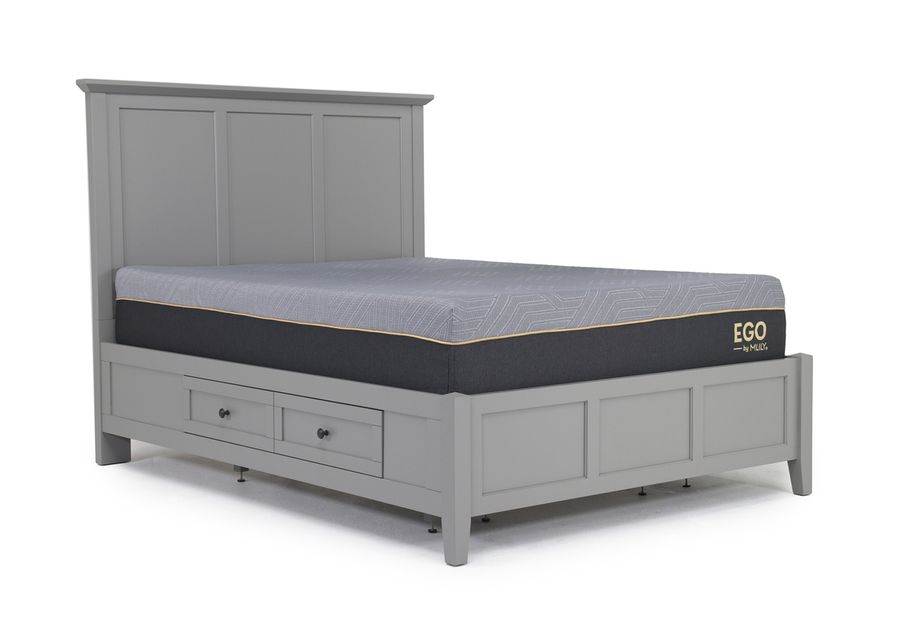 Grace Storage Bed in Elephant Gray, Full