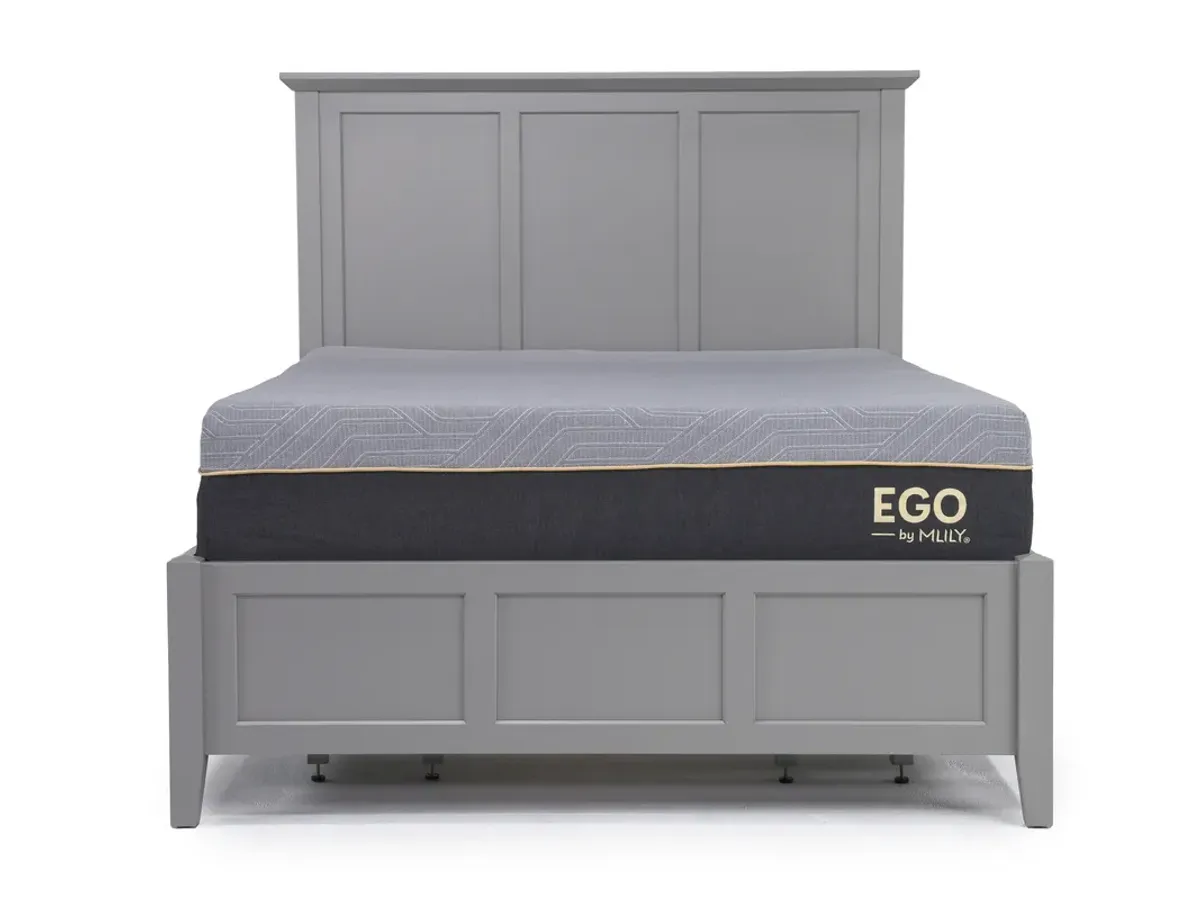 Grace Storage Bed in Elephant Gray, Full