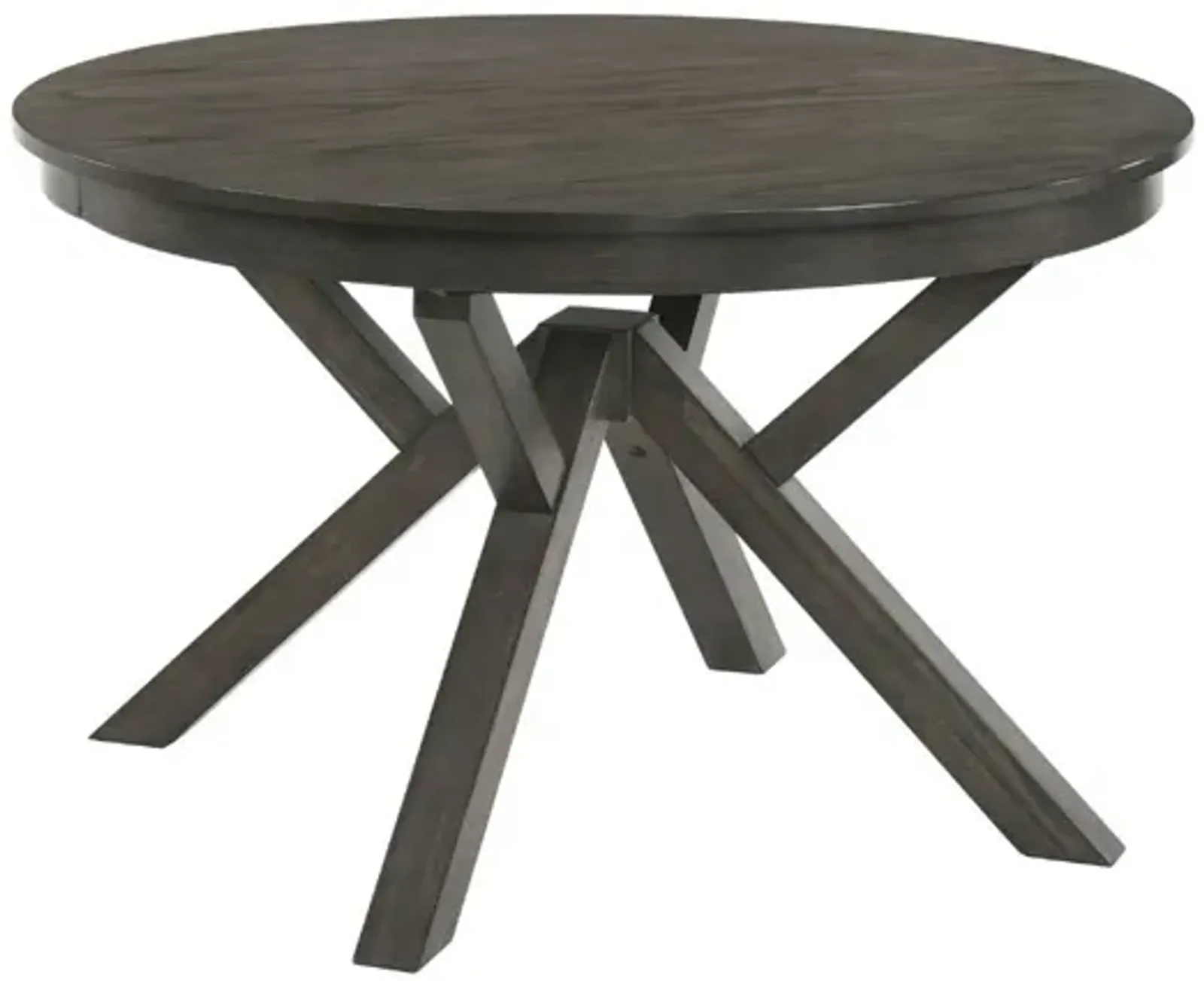 Gulliver Round Dining Table & 4 Chairs in Rustic Brown