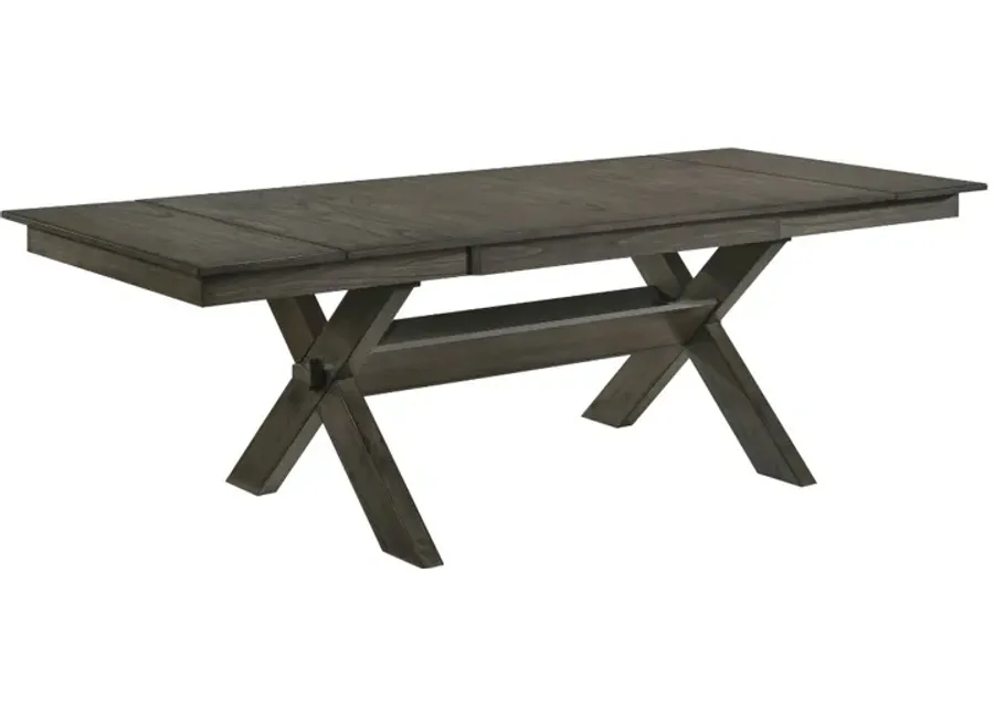 Gulliver Dining Table in Rustic Brown